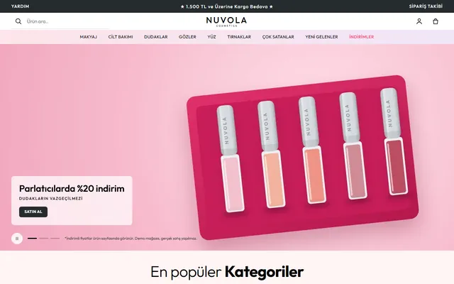 Nuvola demo mağazası